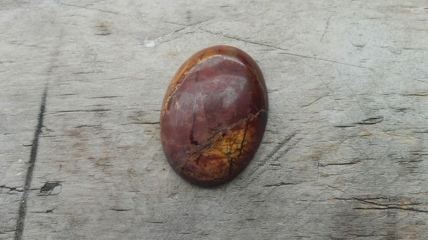 Cabochon jasp Picasso, 30x21 mm