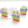 Rainbow Cake - pandantiv cu lant
