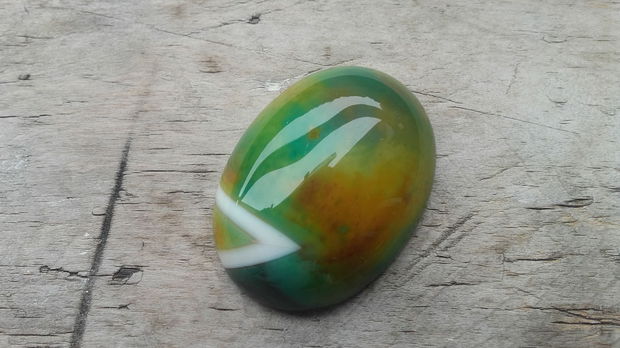 Cabochon agata, 40x30 mm