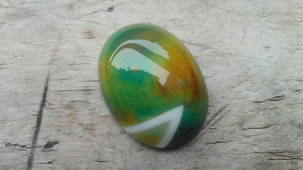 Cabochon agata, 40x30 mm