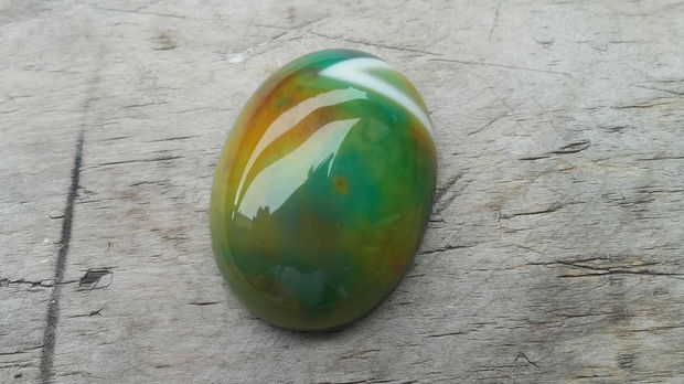 Cabochon agata, 40x30 mm