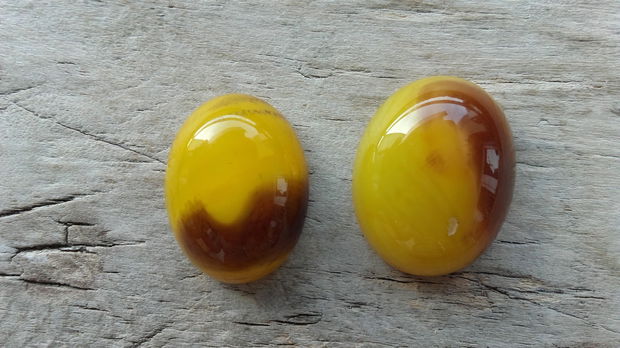 Cabochon agata, 21x15 mm (2 buc)