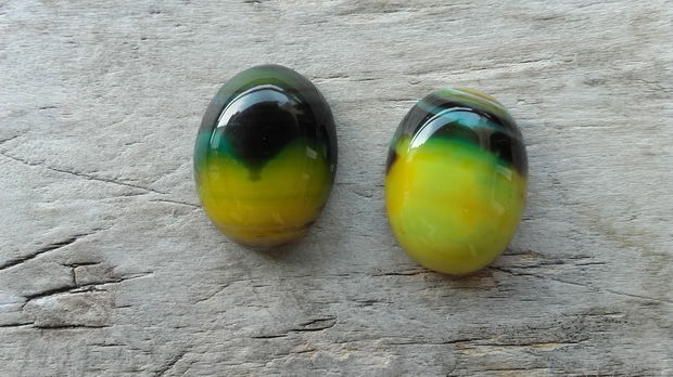 Cabochon agata, 19-20x15-16 mm