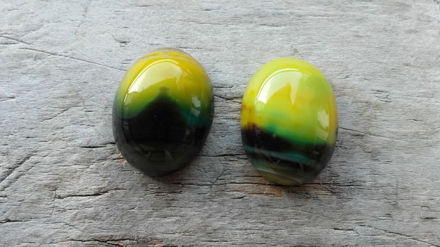 Cabochon agata, 19-20x15-16 mm