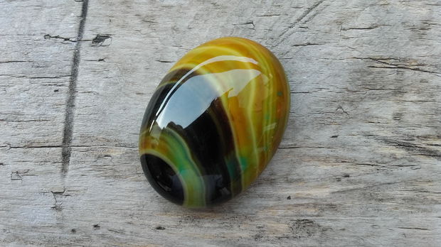 Cabochon agata, 40x30 mm