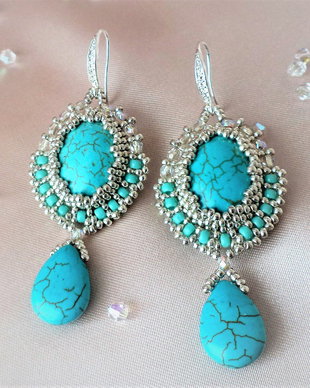 Cercei Turquoise