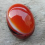 Cabochon agata, 40x30 mm
