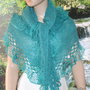 Sal tricotat, crosetat  mohair