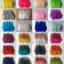 K0125 - (50buc) Pene cocos, 10-15cm, vopsite, orange, albastru regal, ivoire
