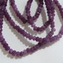 Agate mov pruna rondele mici fatetate sir aprox 18.5 cm