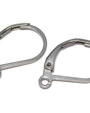 Tortite cercei din inox, 13x10 mm