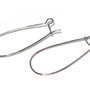 Tortite cercei din inox, 34x14 mm