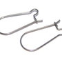 Tortite cercei din inox, 33x12.5 mm