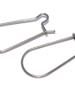 Tortite cercei din inox, 33x12.5 mm