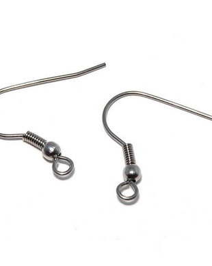 Tortite cercei din inox, 23x20.5 mm