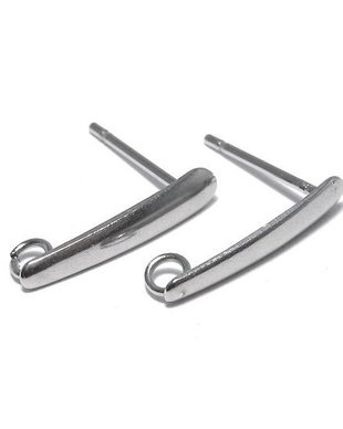 Tortite cercei din otel inoxidabil, 15x3 mm