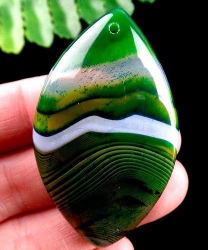 Silver  Titanium cristal agate