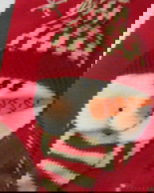 Ciorapel  decor Craciun