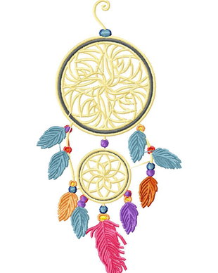Dreamcatcher brodat 4