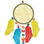 Dreamcatcher brodat 9