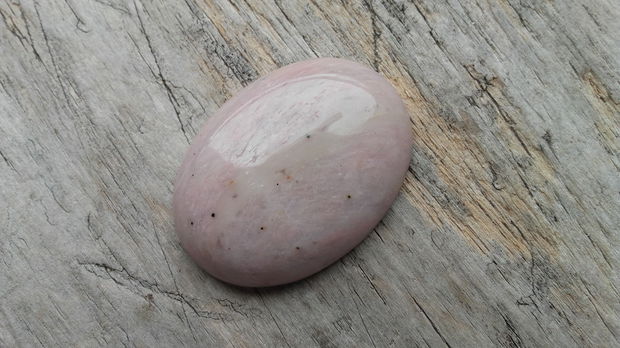 Cabochon rhodonit roz, 40x30 mm