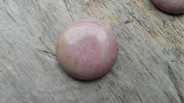 Cabochon rhodonit roz, 30 mm