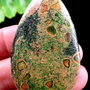 K0035 - Pandantiv, piatra naturala, picatura, 54x33x7mm