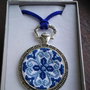 Medalion etno "Floare Albastra"