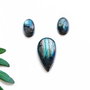 Set labradorite pentru cercei si inel