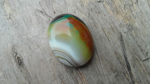 Cabochon agata, 40x30 mm