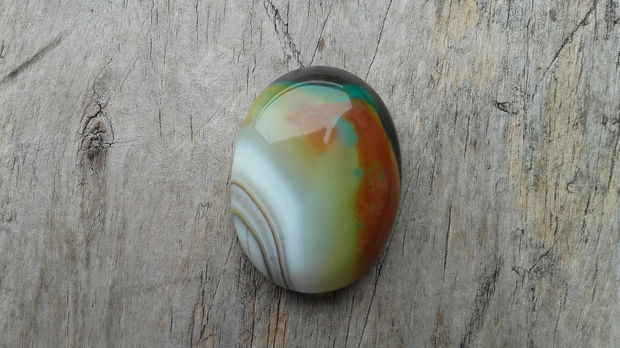 Cabochon agata, 40x30 mm