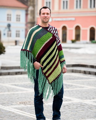 poncho crosetat