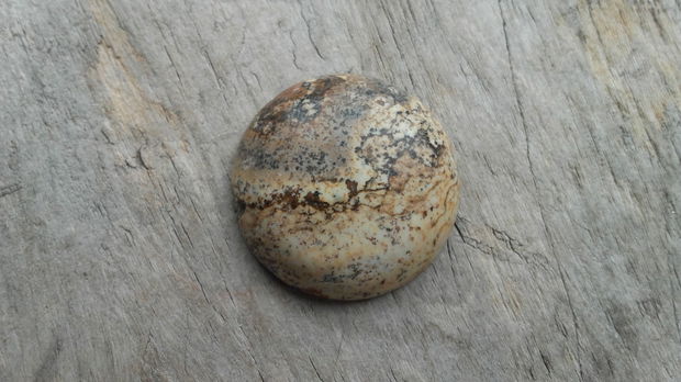 Cabochon picture jasper, 25 mm