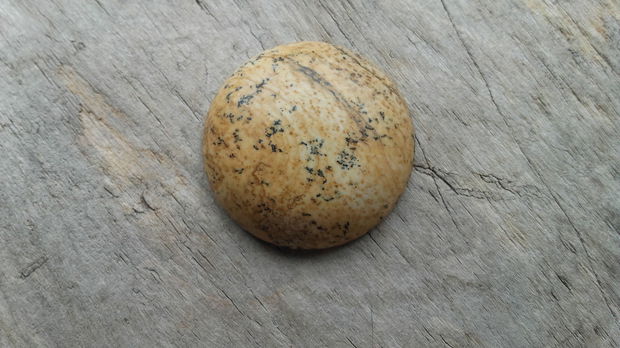 Cabochon picture jasper, 25 mm