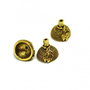 Capac margele (14mm) auriu antichizat, 19x17mm GPLAK 213