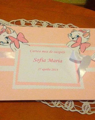 Carte de oaspeti botez