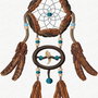 Dreamcatcher brodat 14