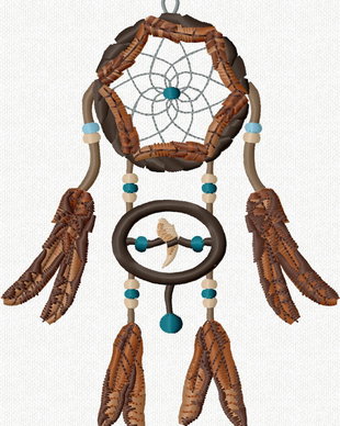 Dreamcatcher brodat 14
