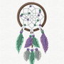 Dreamcatcher brodat 18