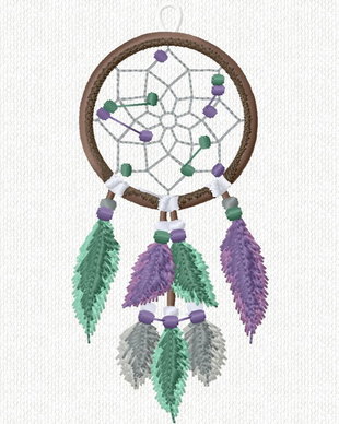 Dreamcatcher brodat 18