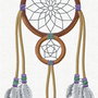 Dreamcatcher brodat 19