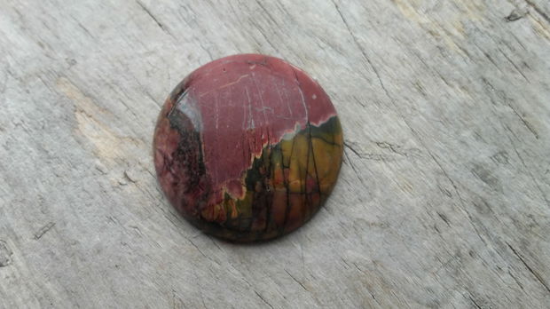 Cabochon Jasp Picasso, 30 mm