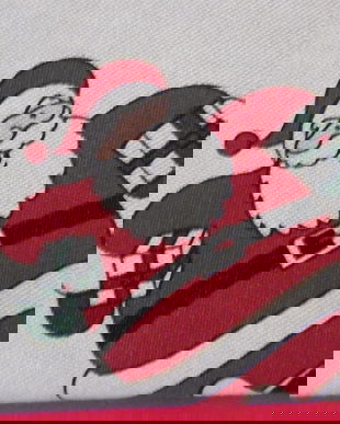 Fata de masa Mos craciun