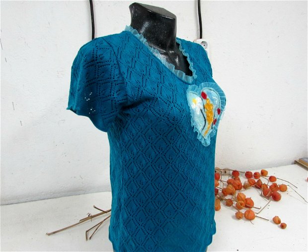 Bluza din tricot`Inimioara`
