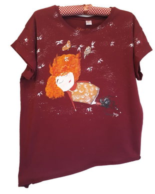 Tricou pictat manual