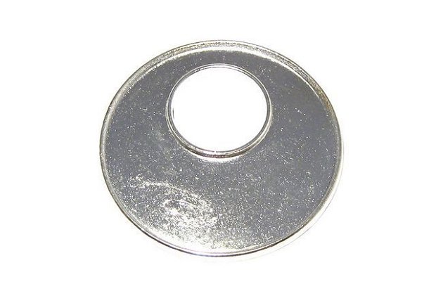 Pandantiv metalic, argintiu, 44 mm