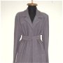 Jacheta stil mantou, din lana, violet lavanda