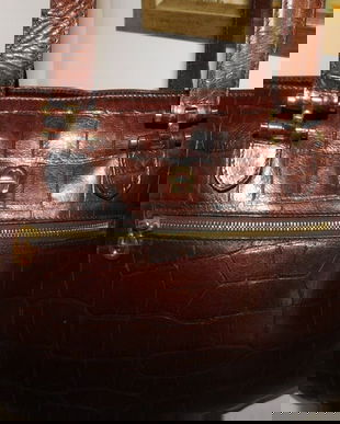 AIGNER , GEANTA PIELE NATURALA  VINTAGE ,  FOARTE FRUMOASA