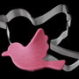 K0161 - Cutter / forma pt prajituri / lut polimeric, pasare, 73x45x10mm