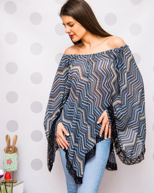 bluza din voal oversize